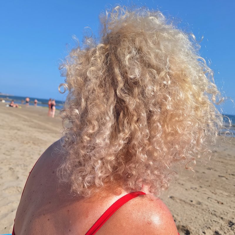Susan C.&rsquo;s hair from behind